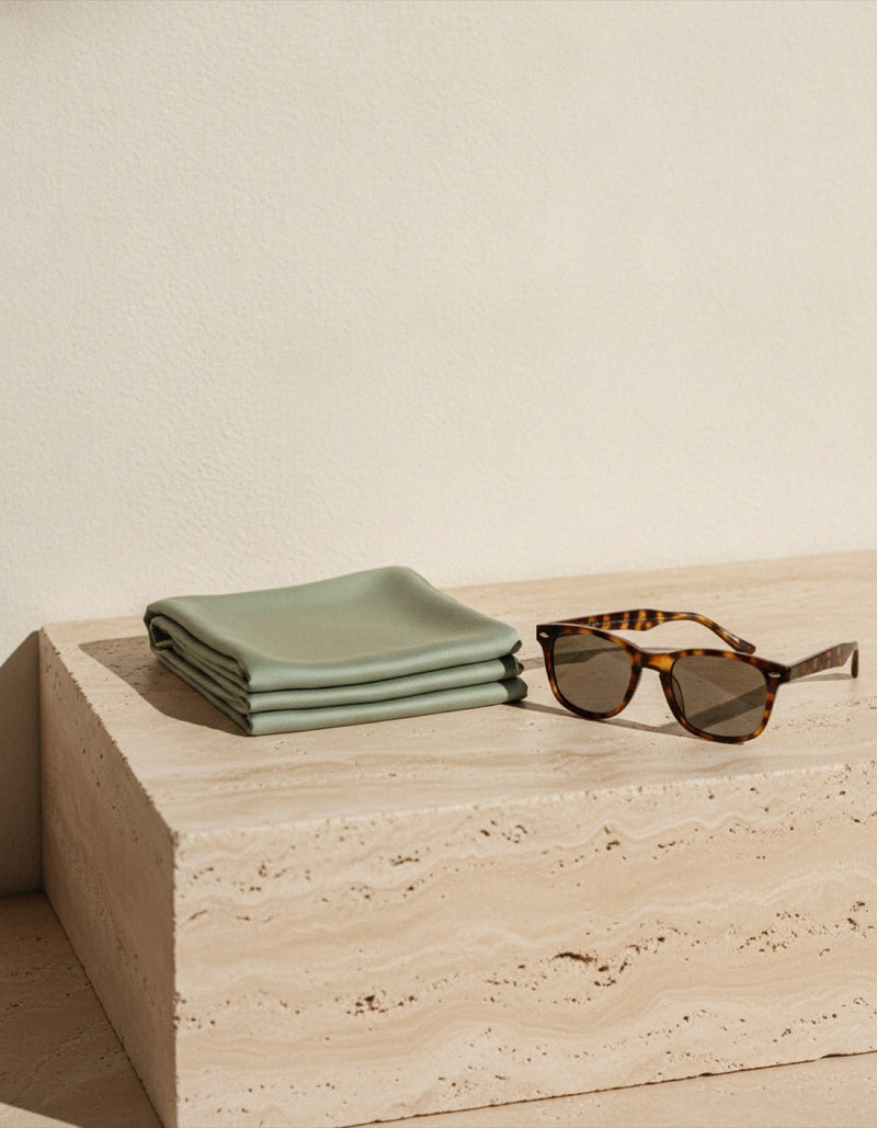 A silk scarf and sunglasses among pre-owned accessories at House of Brandz