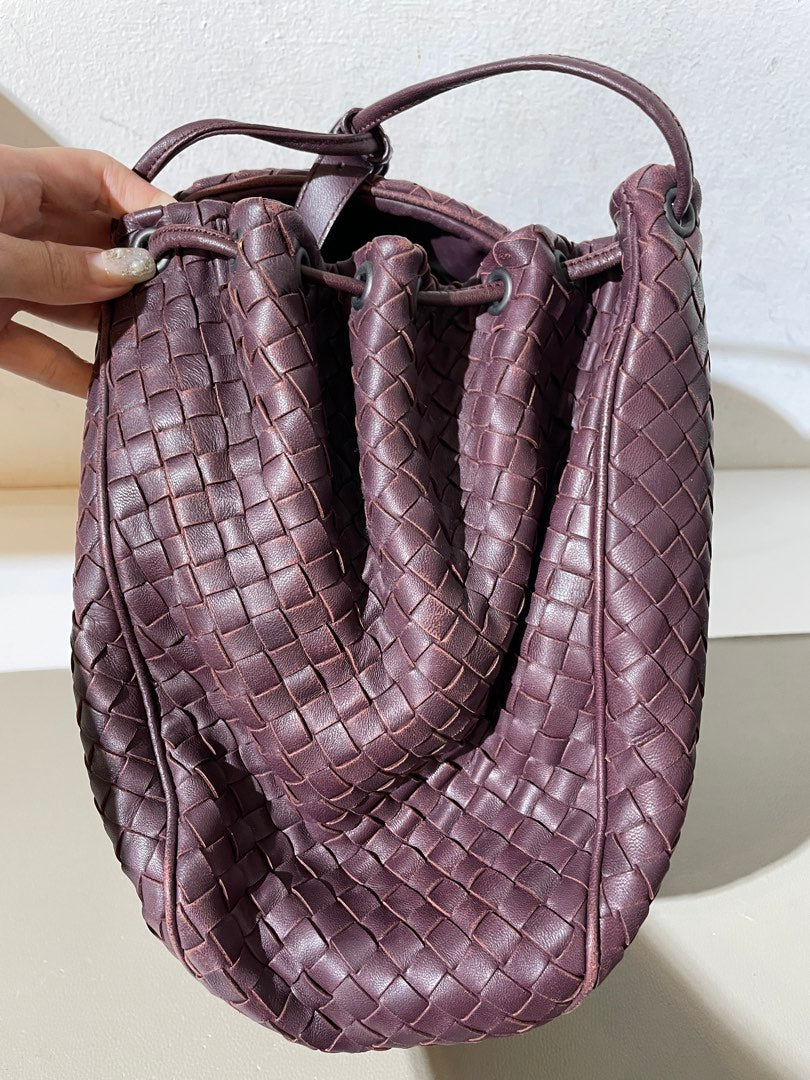 Bottega drawstring Flap Bag, view 3
