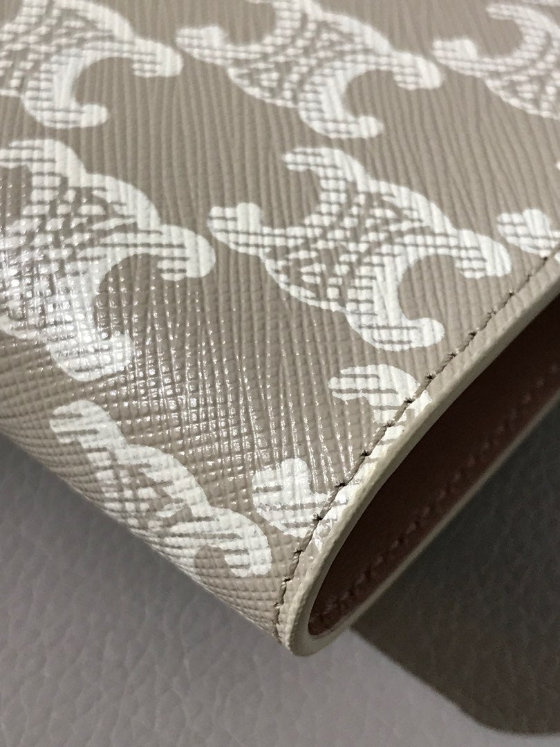 Celine Triomphe Small Wallet, view 7