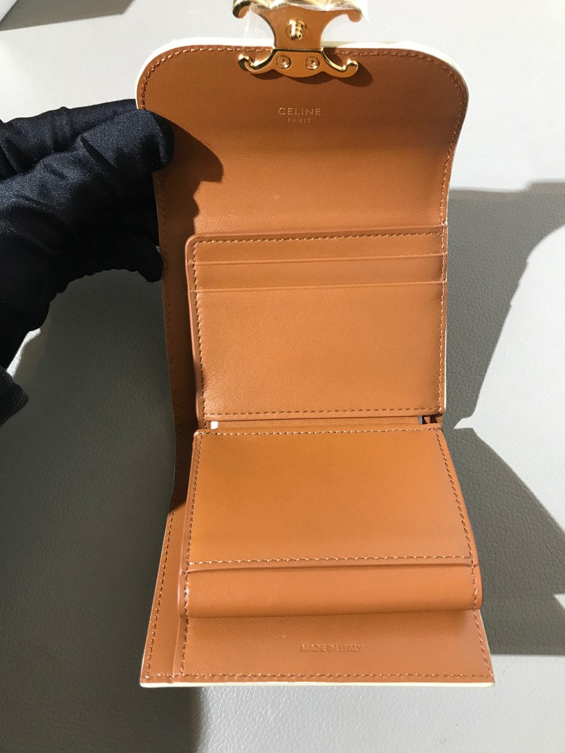Celine Triomphe Small Wallet, view 12