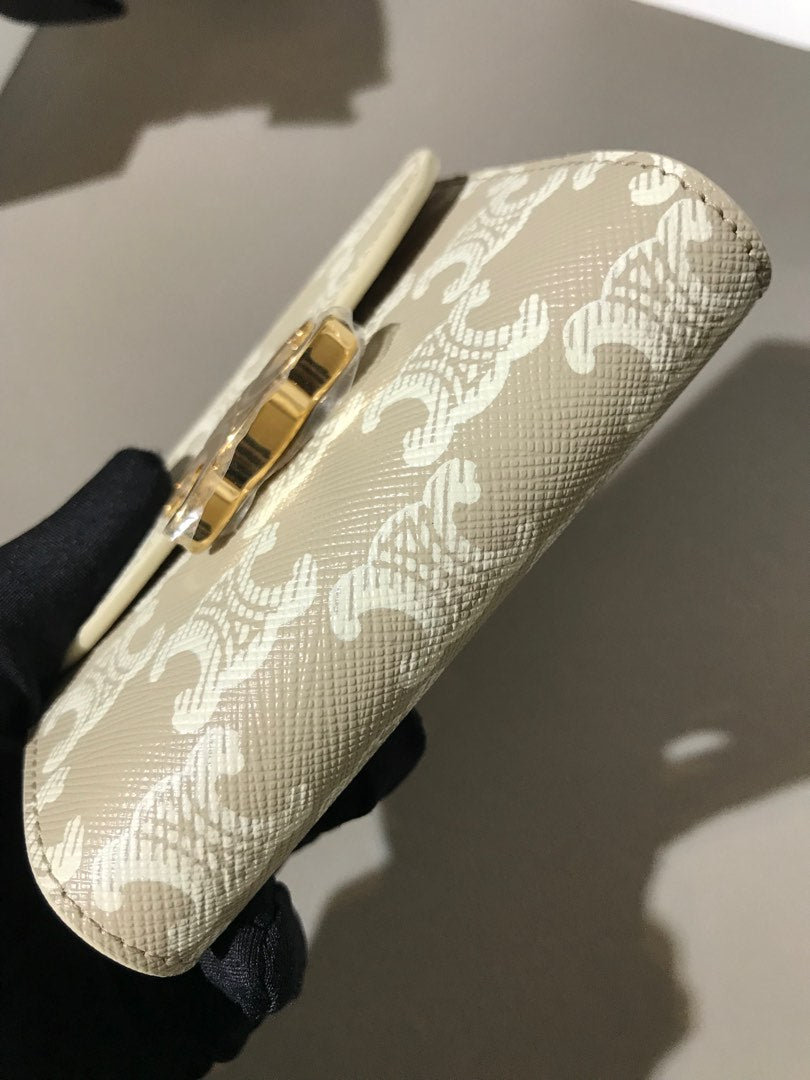 Celine Triomphe Small Wallet, view 8