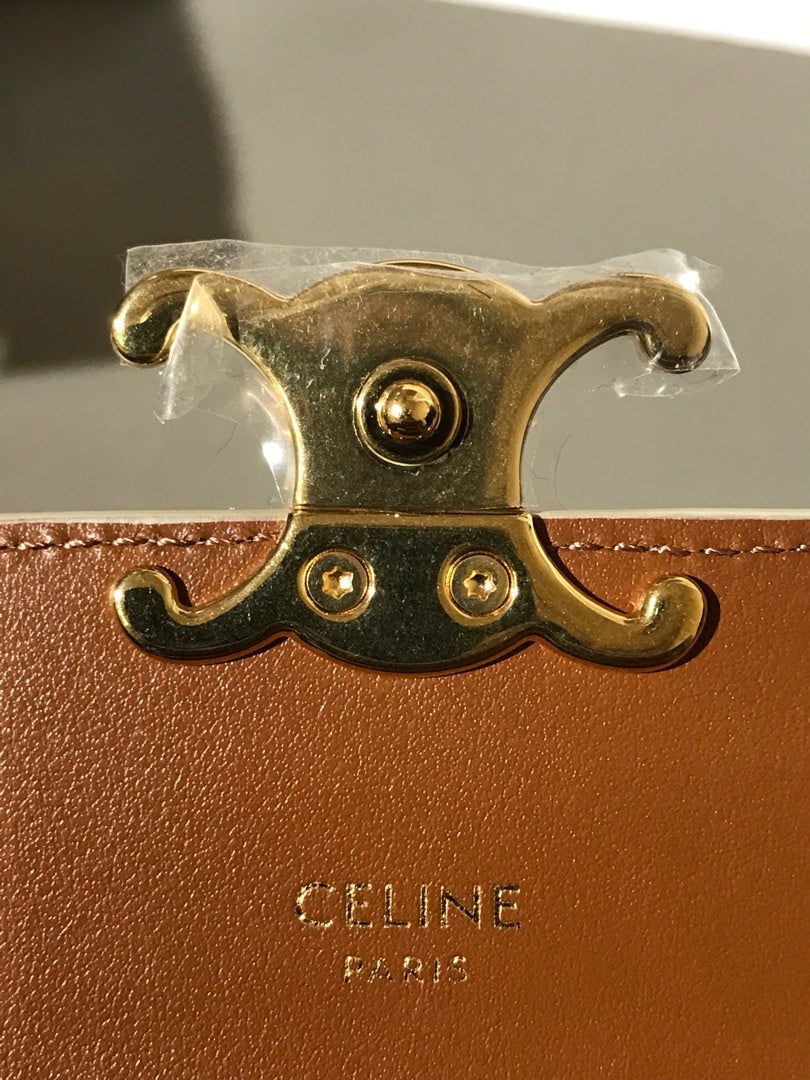 Celine Triomphe Small Wallet, view 9
