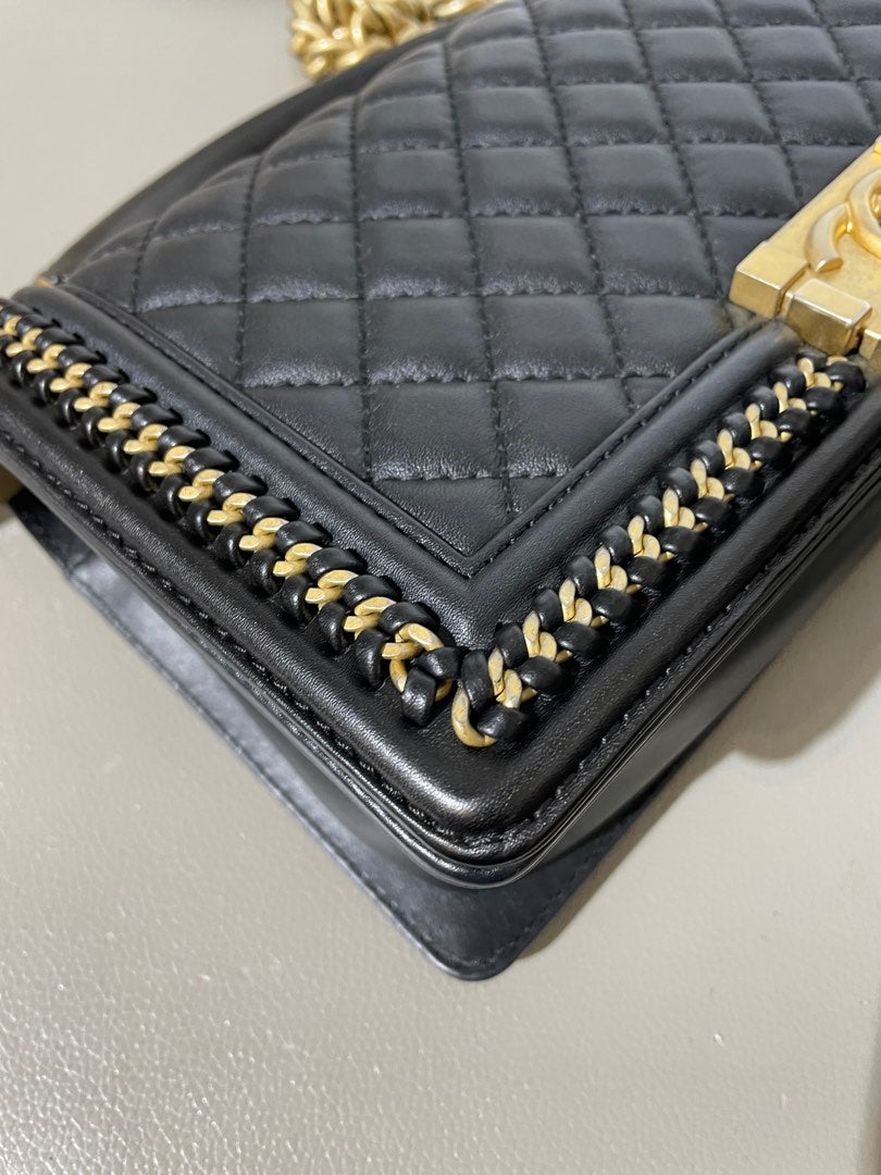 Chanel Boy With Handle, view 4