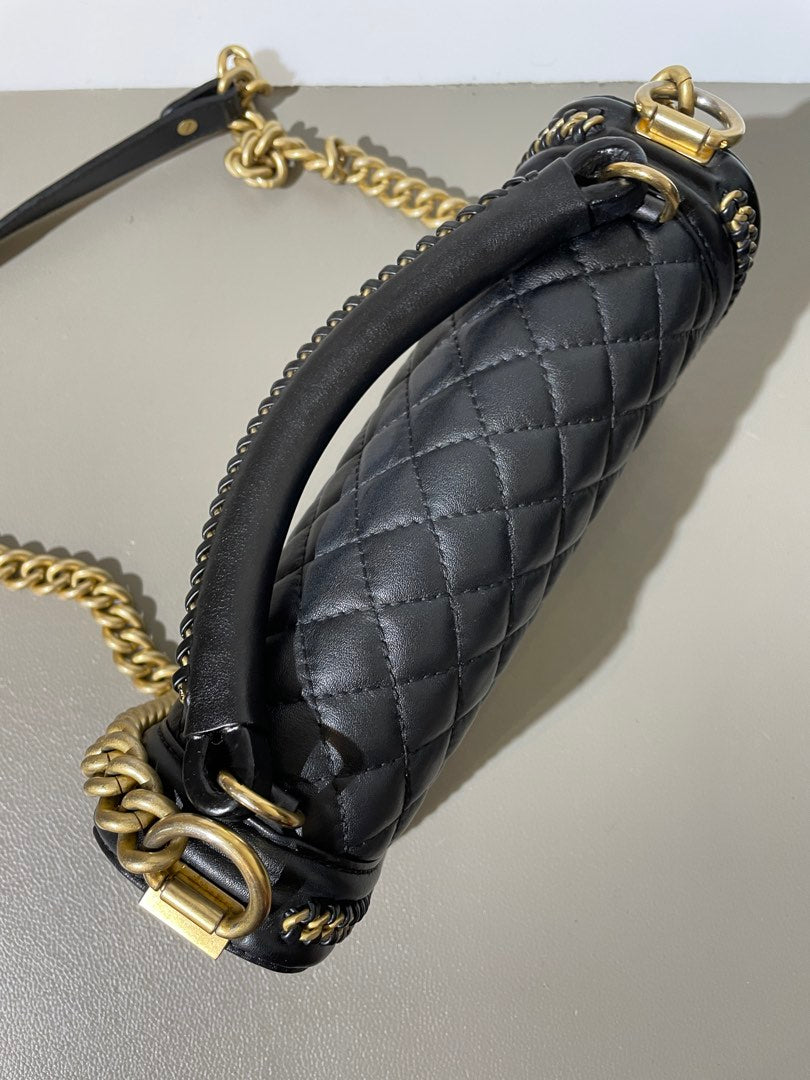 Chanel Boy With Handle, view 9