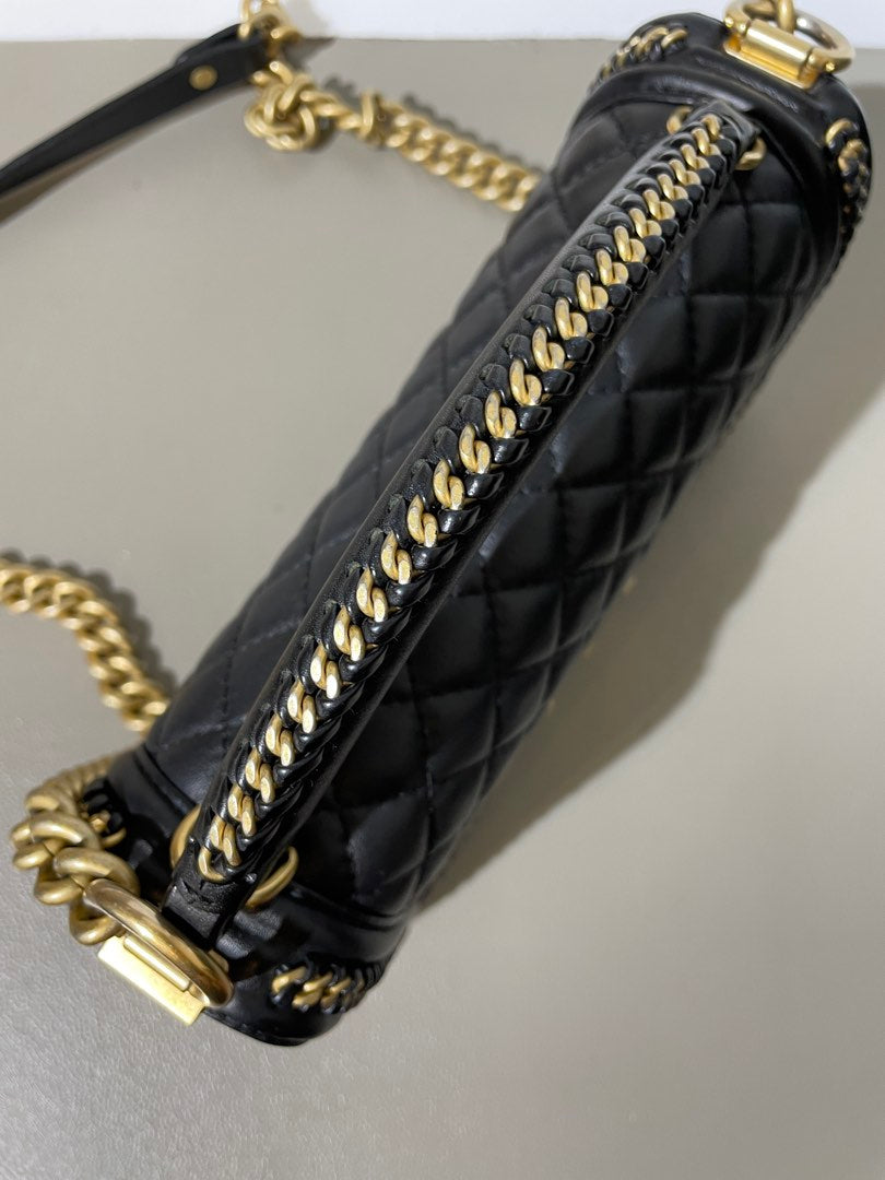 Chanel Boy With Handle, view 14