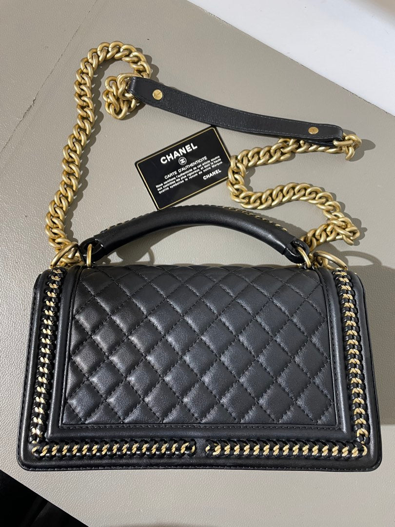 Chanel Boy With Handle, view 15