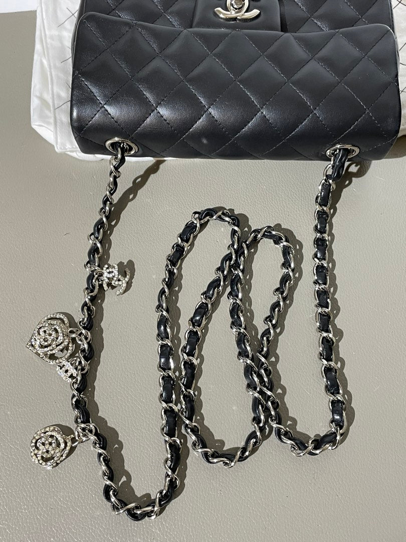 Chanel Mini Rectangle Valentine Charm, view 10