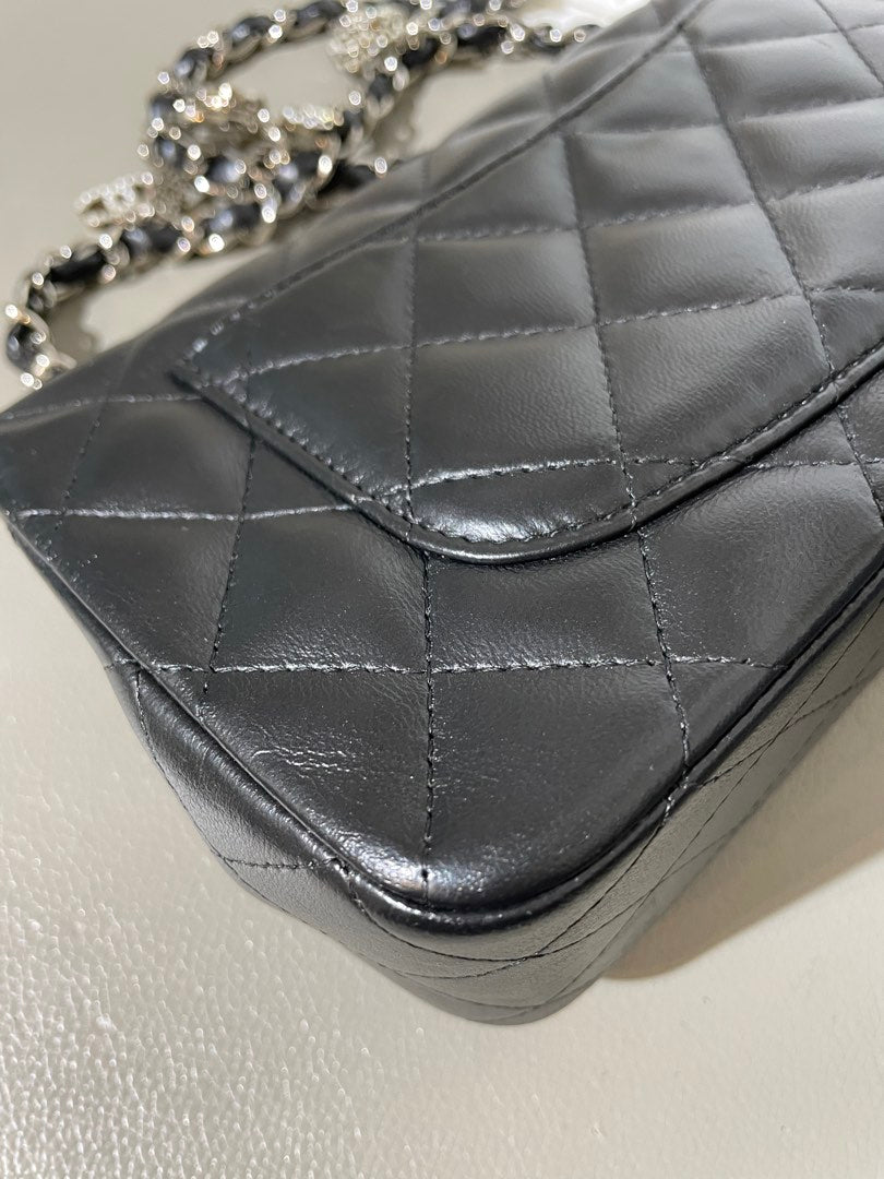 Chanel Mini Rectangle Valentine Charm, view 6