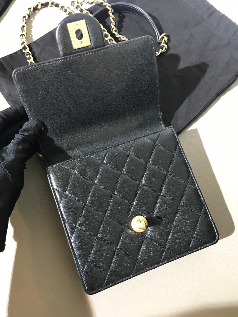 Chanel Pearl Flap Bag, view 9