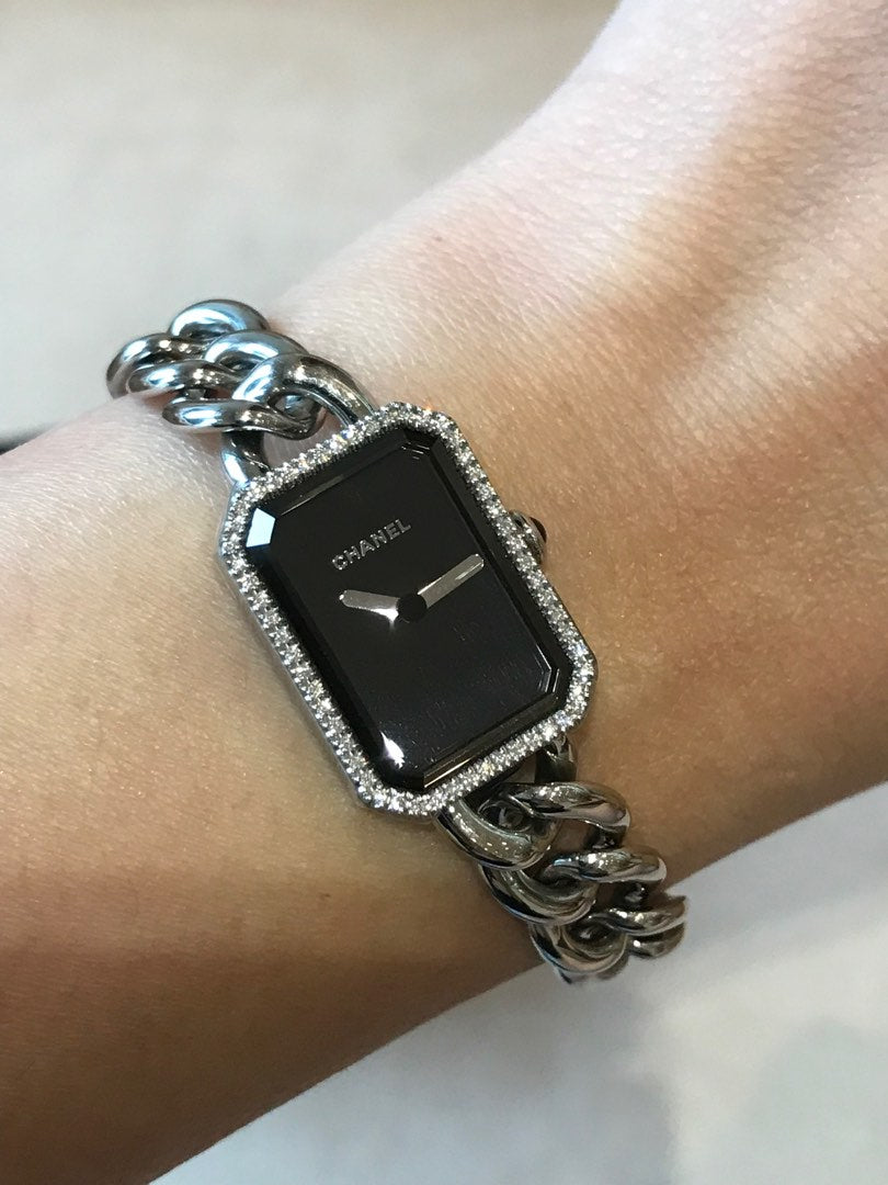 Chanel Premiere Gourmette Chain Watch, view 3