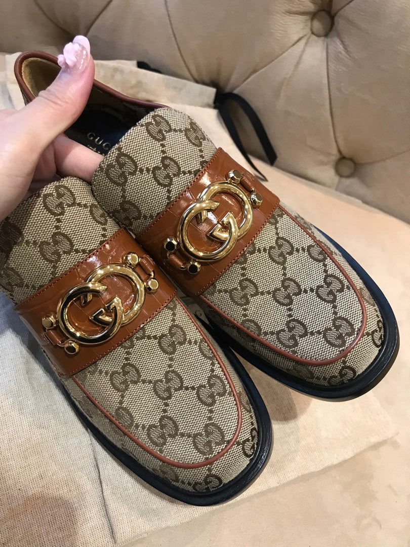 Gucci loafers, view 2