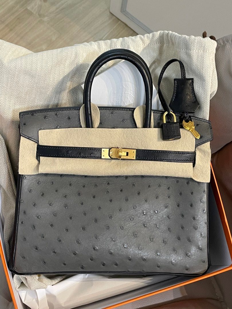 Hermès Hermes HSS Birkin 25 Ostrich — pre-owned, Lightly used