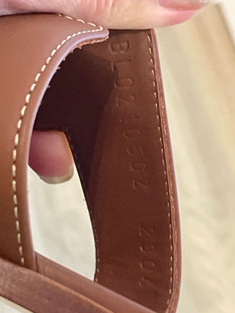 Hermes Oran Sandal Gold, view 8