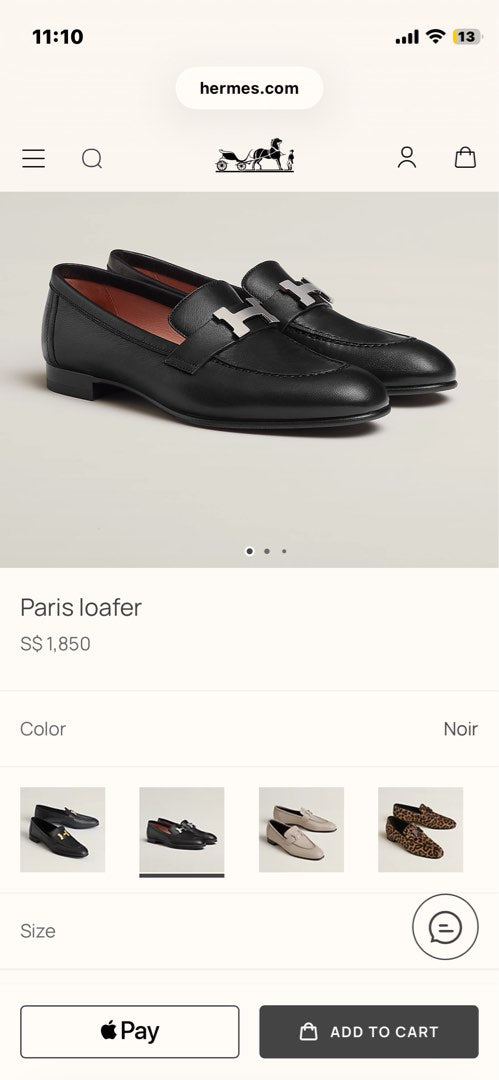 Hermes Paris Loafer, view 10