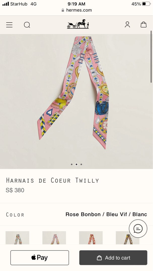 Hermes Twilly, view 3