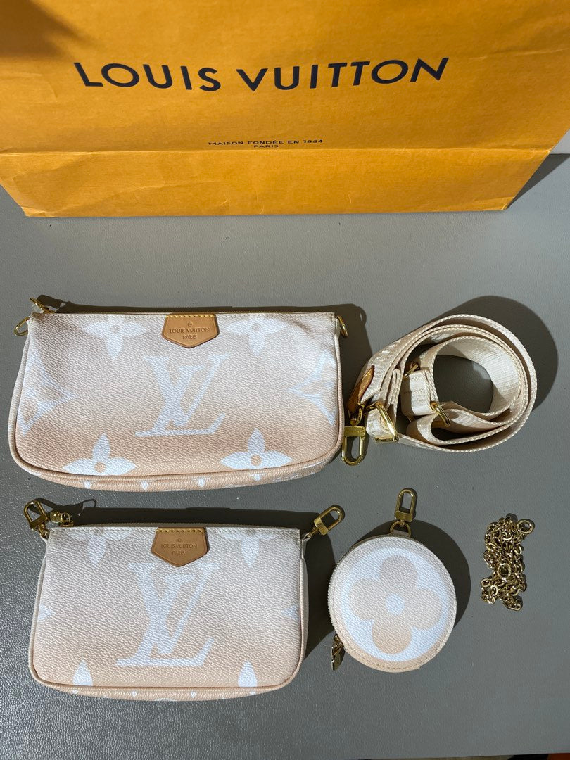 Lv Multi Pochette Accessories, view 3