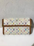 Louis Vuitton Lv Multicolor Wallet — pre-owned, Well used